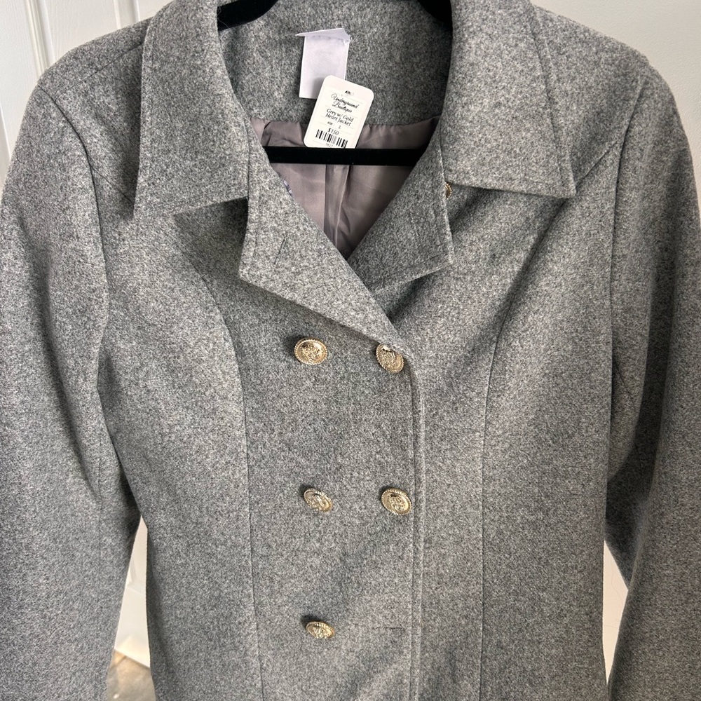 Private Label Women's Gray Utility Jacket
